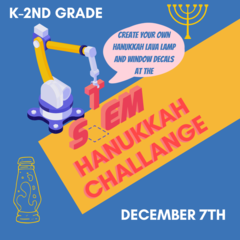 Banner Image for K-2nd Grade Stem Hanukkah Challenge