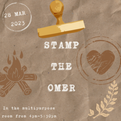 Banner Image for Stamp the Omer - Grades 3 and Up