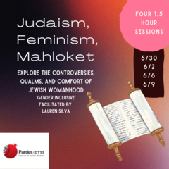 Banner Image for Judaism, Feminism, Mahloket for Teens and Parents
